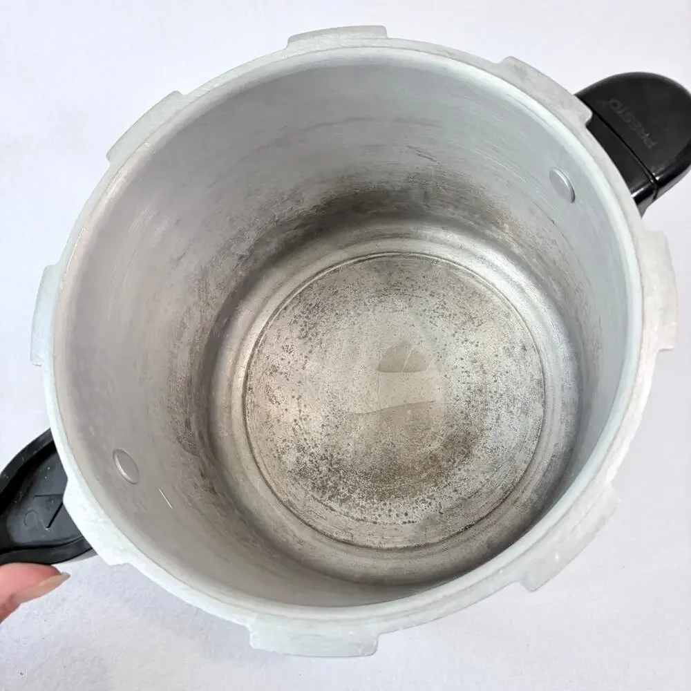 Presto Pressure Cooker Canner 6 Quart Aluminum Rack Gasket Weight Vintage